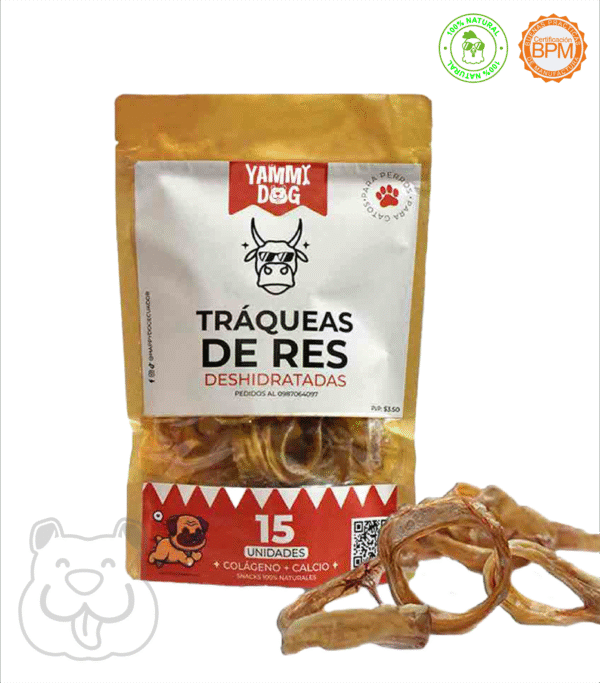 Tráquea de res deshidratada