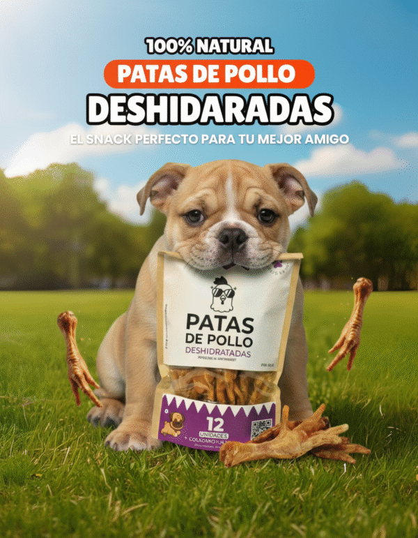 Patitas de pollo deshidratadas